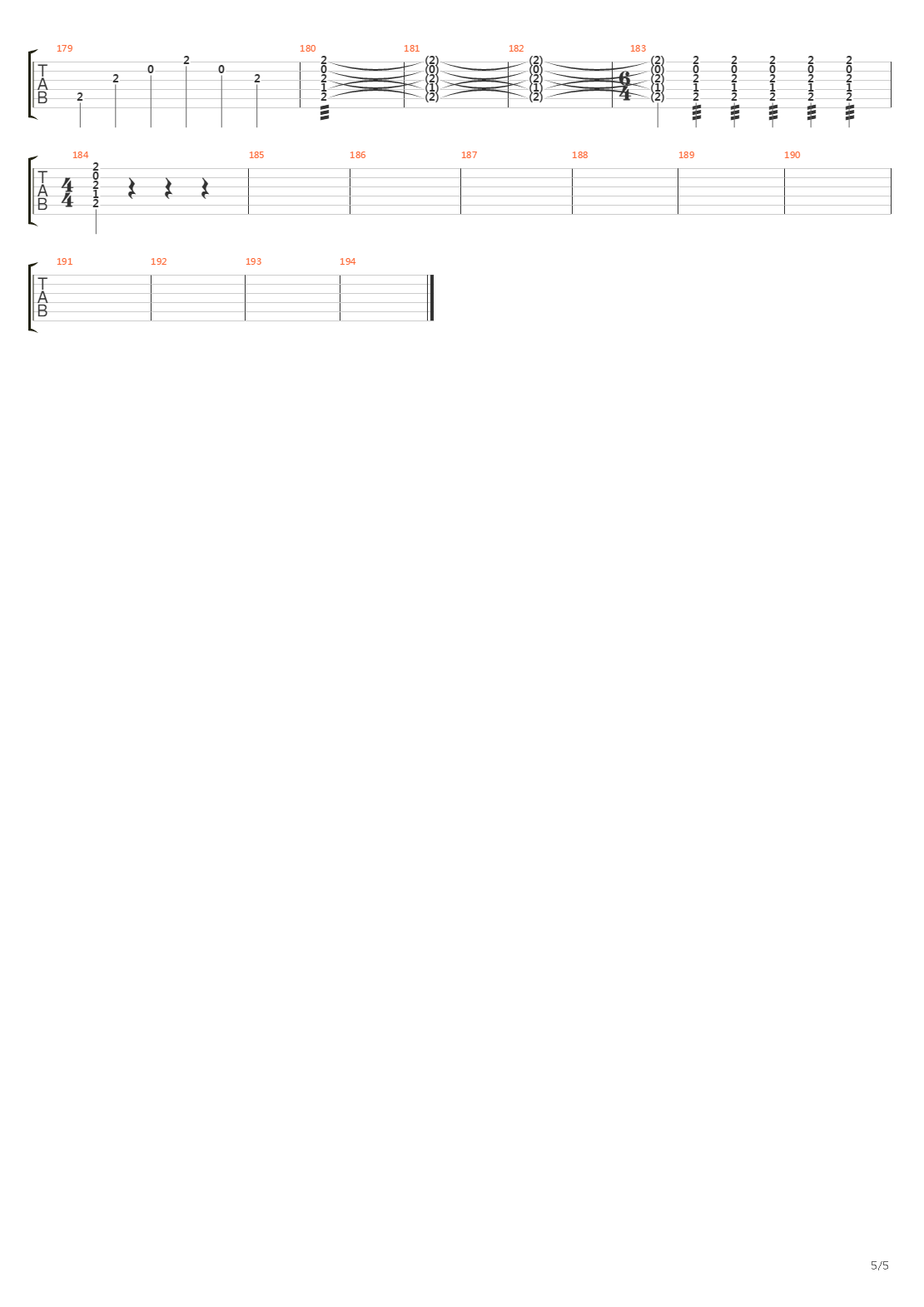 Overdose吉他谱