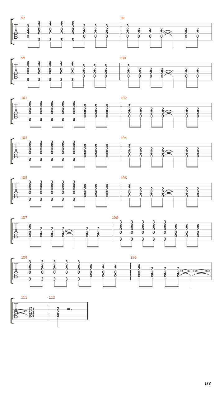 Rock N Roll Train吉他谱