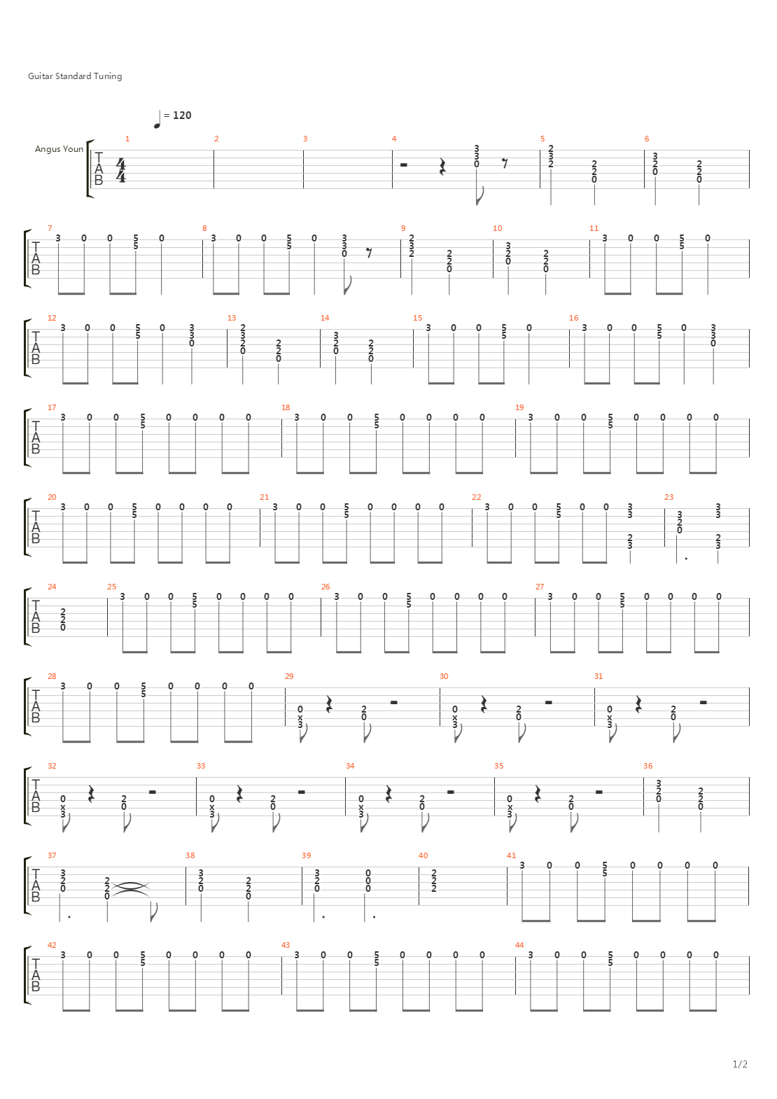 War Machine吉他谱