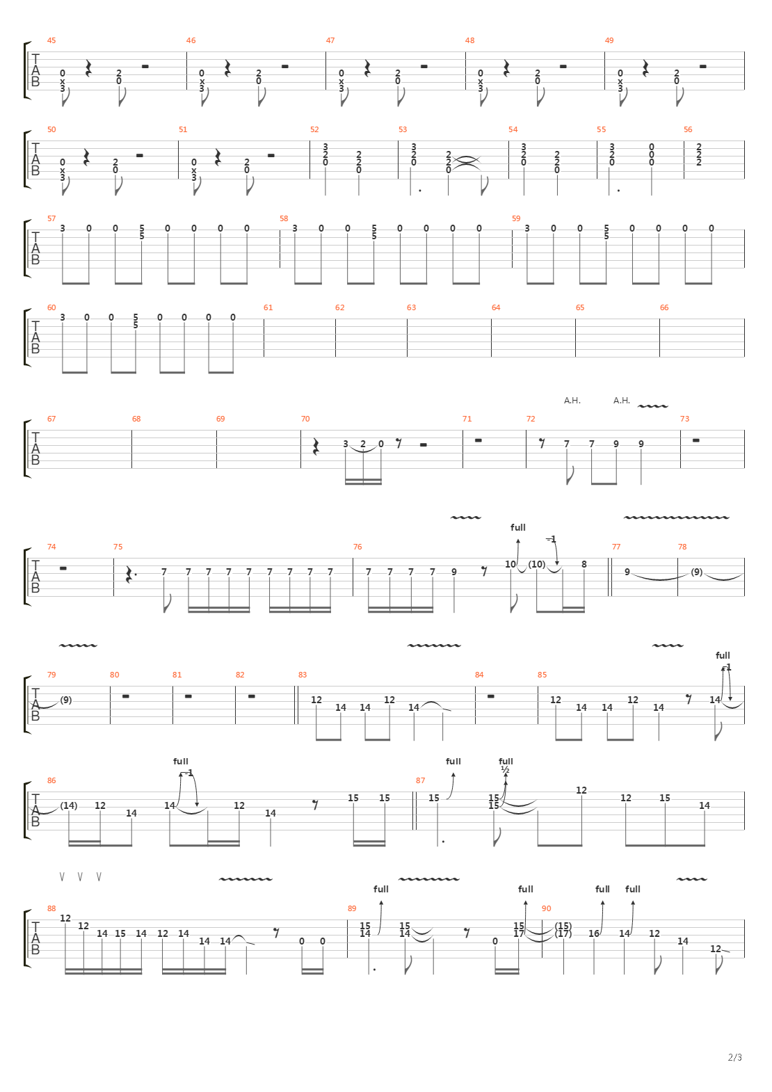 War Machine吉他谱