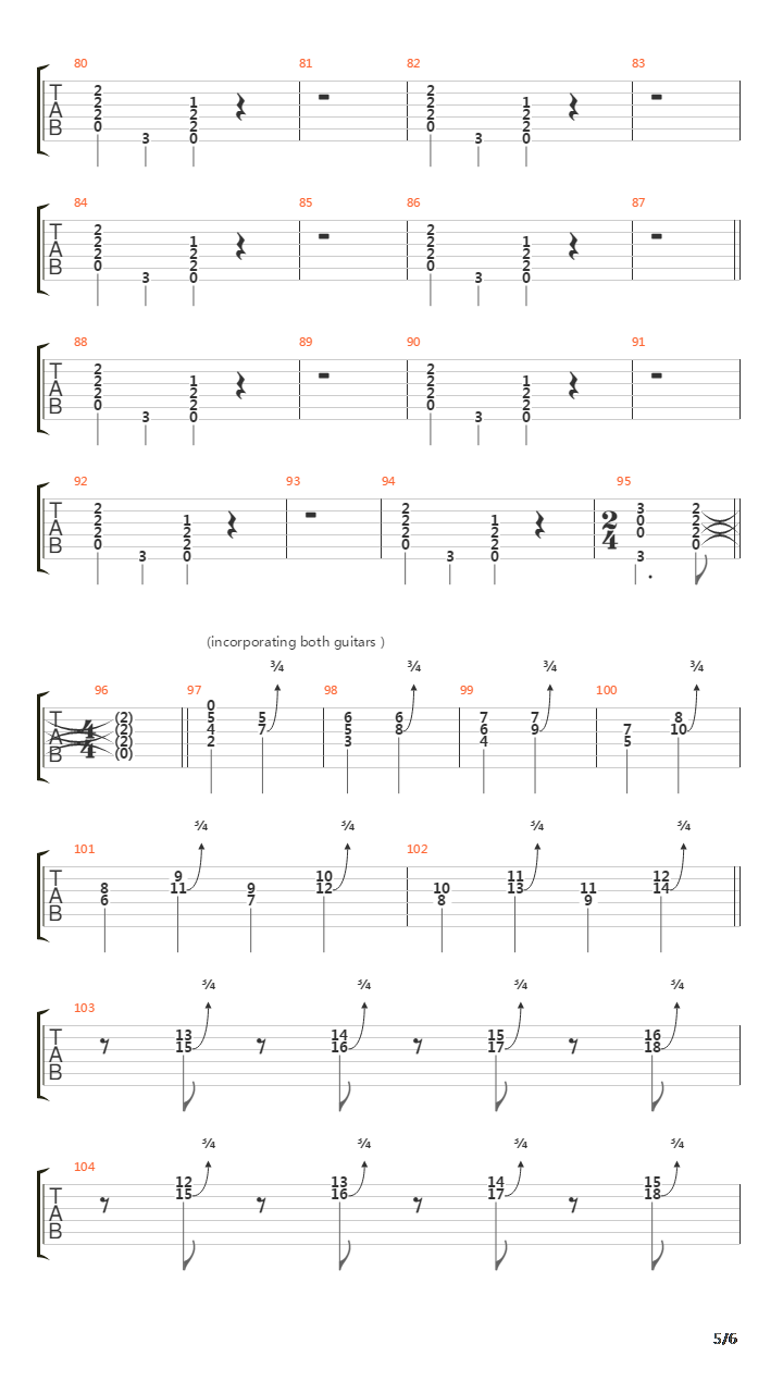 Tnt吉他谱