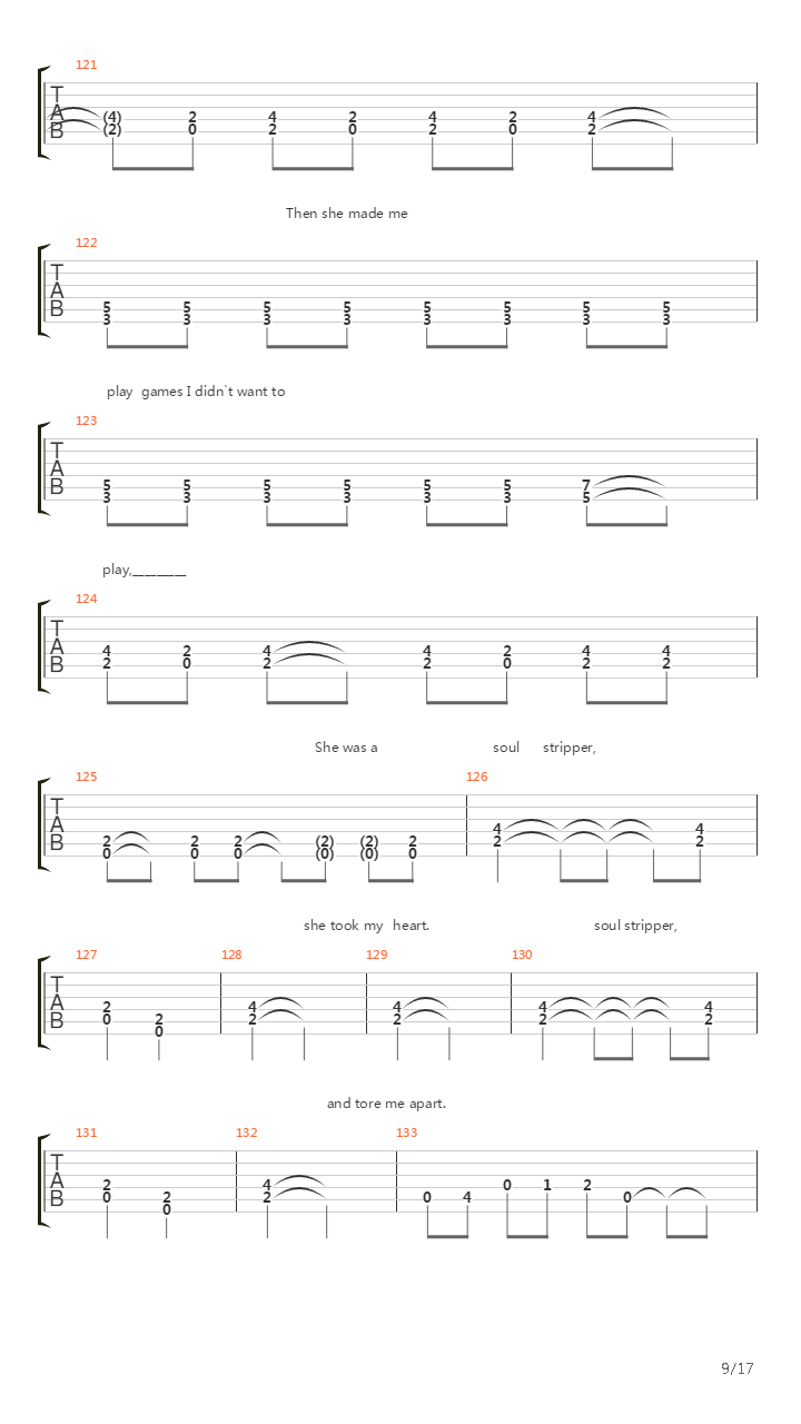 Soul Stripper吉他谱