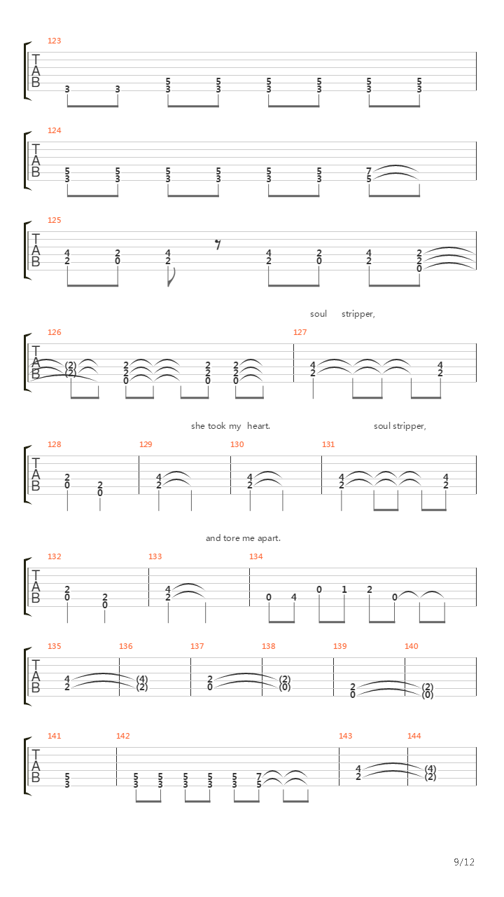 Soul Stripper吉他谱