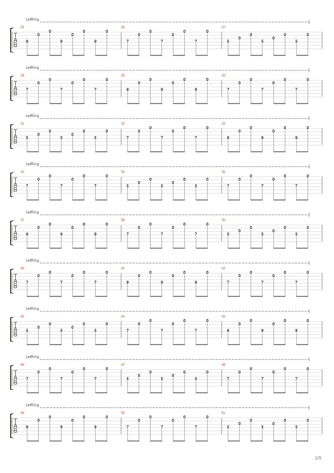 A Chain Of Flowers吉他谱