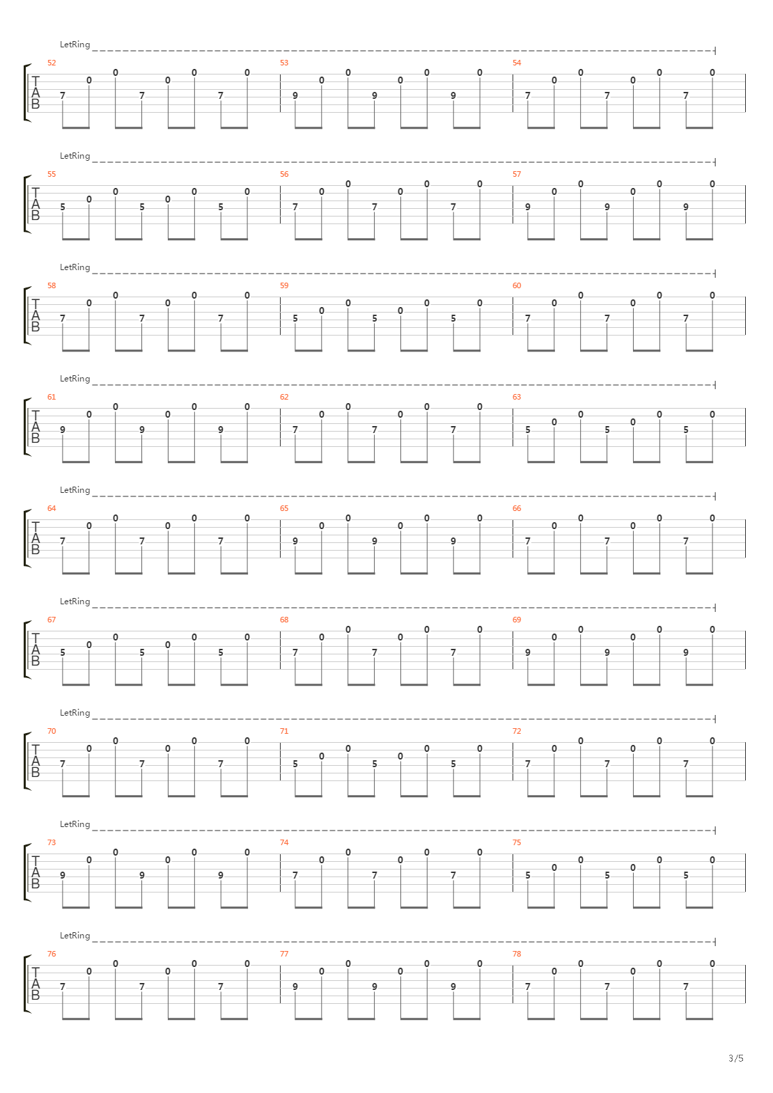 A Chain Of Flowers吉他谱