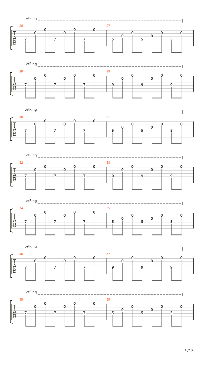 A Chain Of Flowers吉他谱