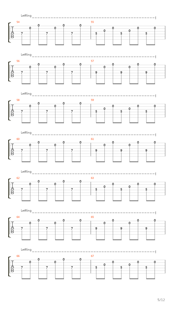 A Chain Of Flowers吉他谱