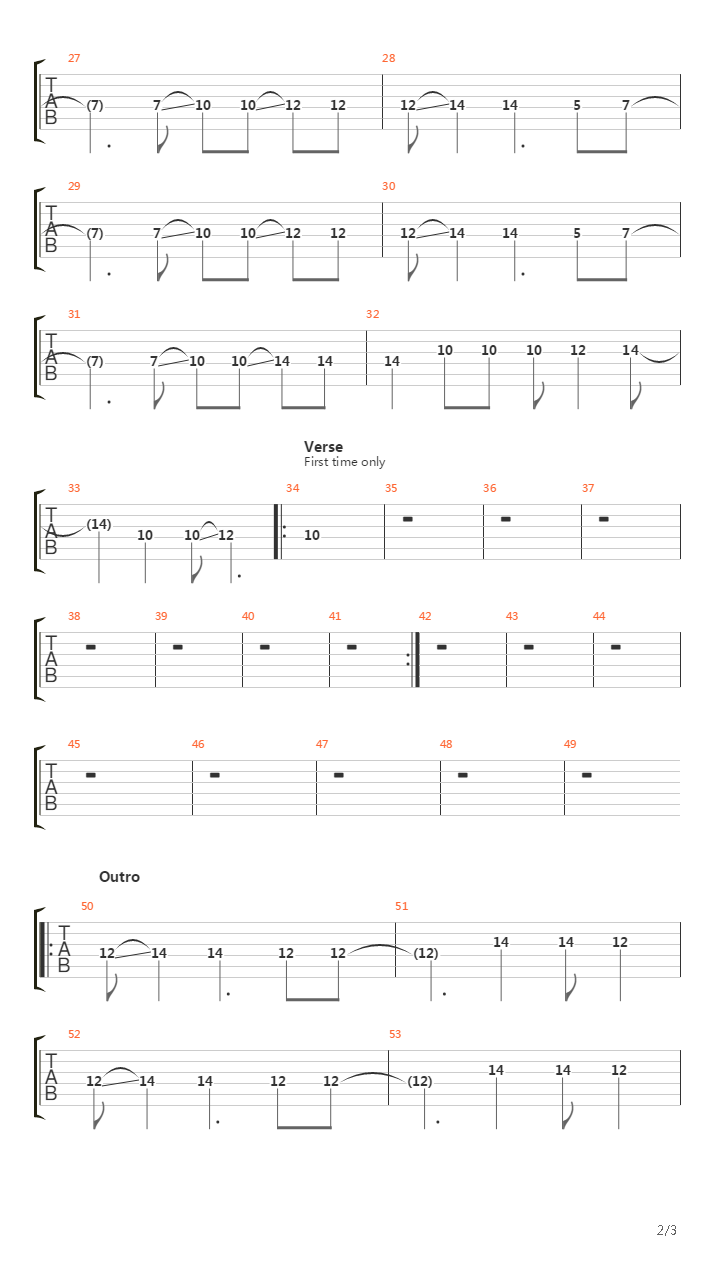 Plainsong吉他谱