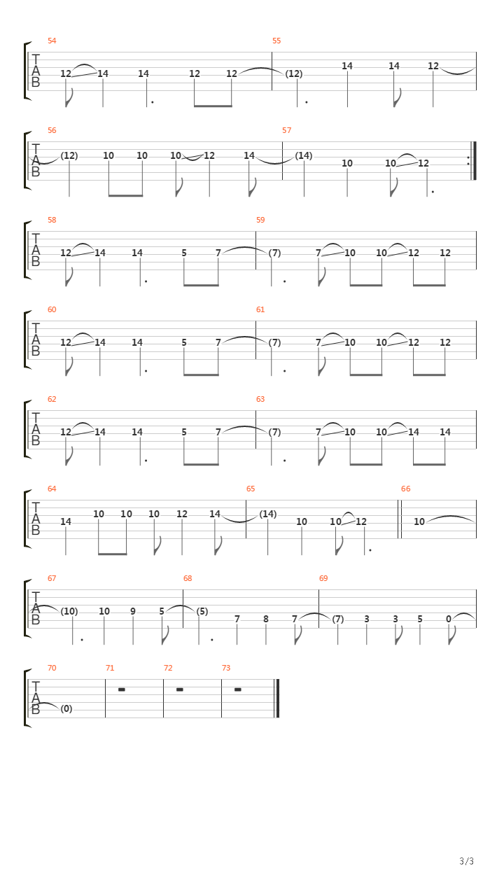 Plainsong吉他谱
