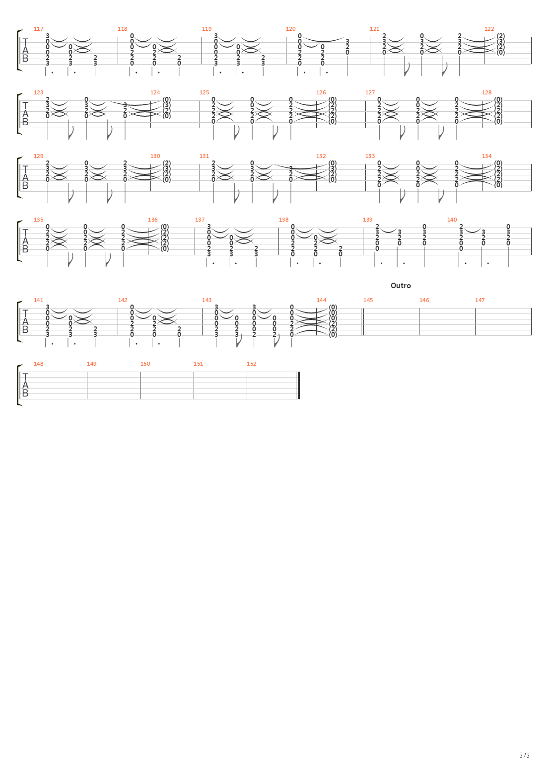 Push吉他谱