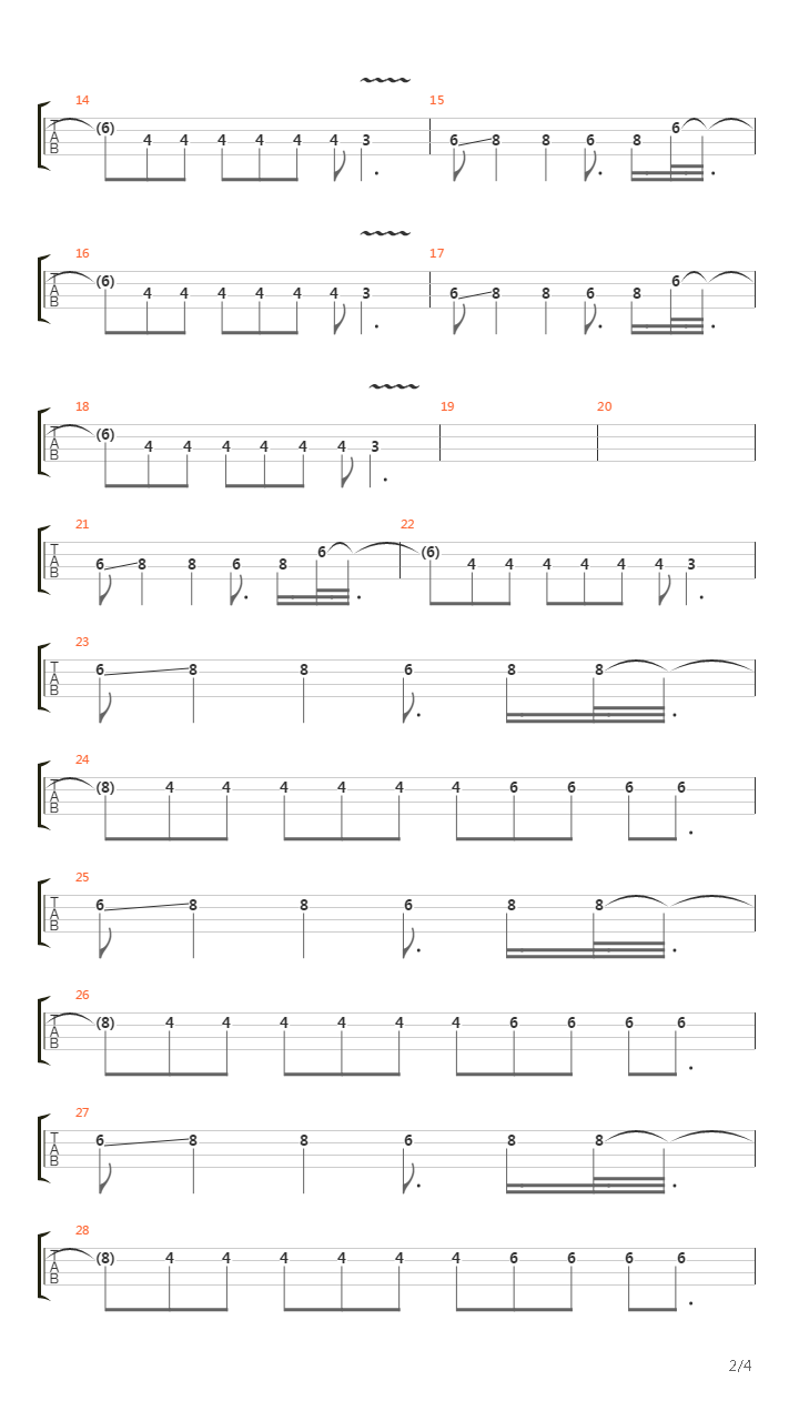 Subway Song吉他谱