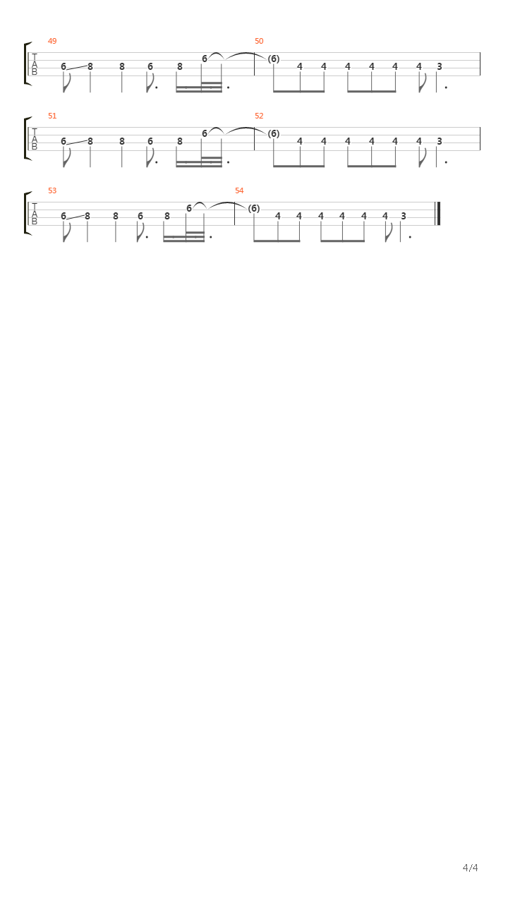 Subway Song吉他谱