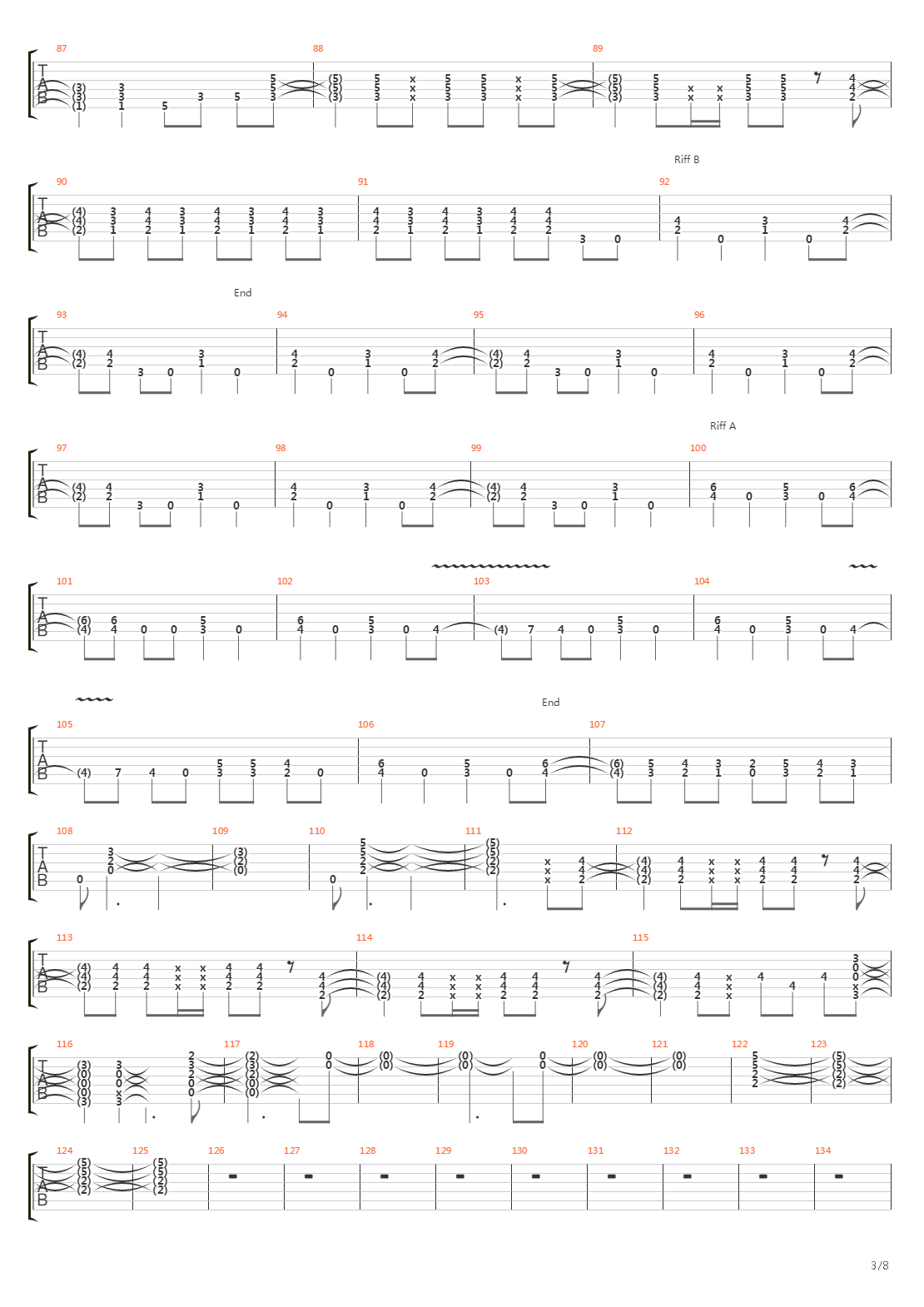 Coma吉他谱