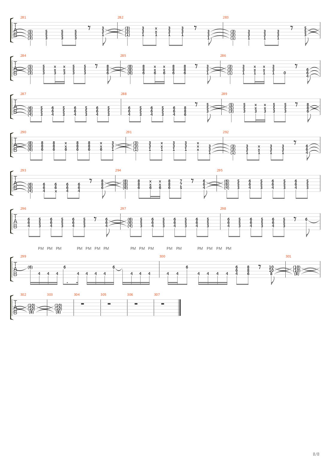 Coma吉他谱