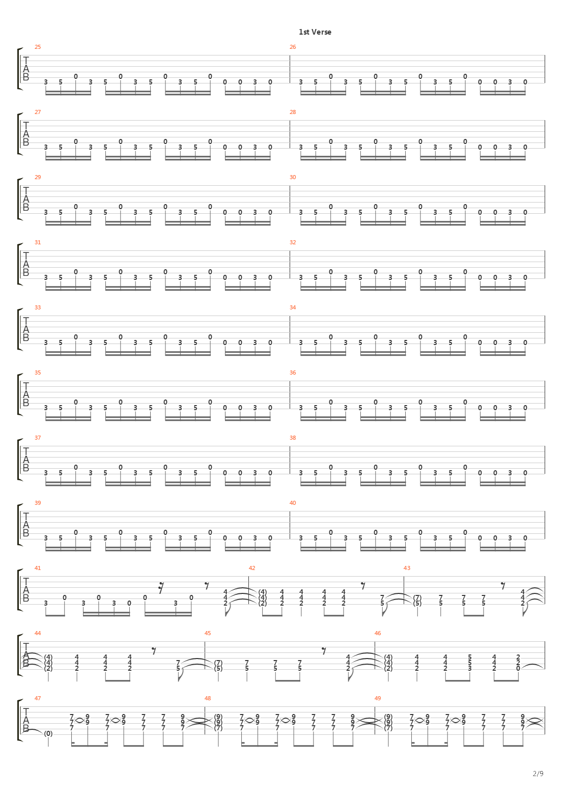 Locomotive吉他谱