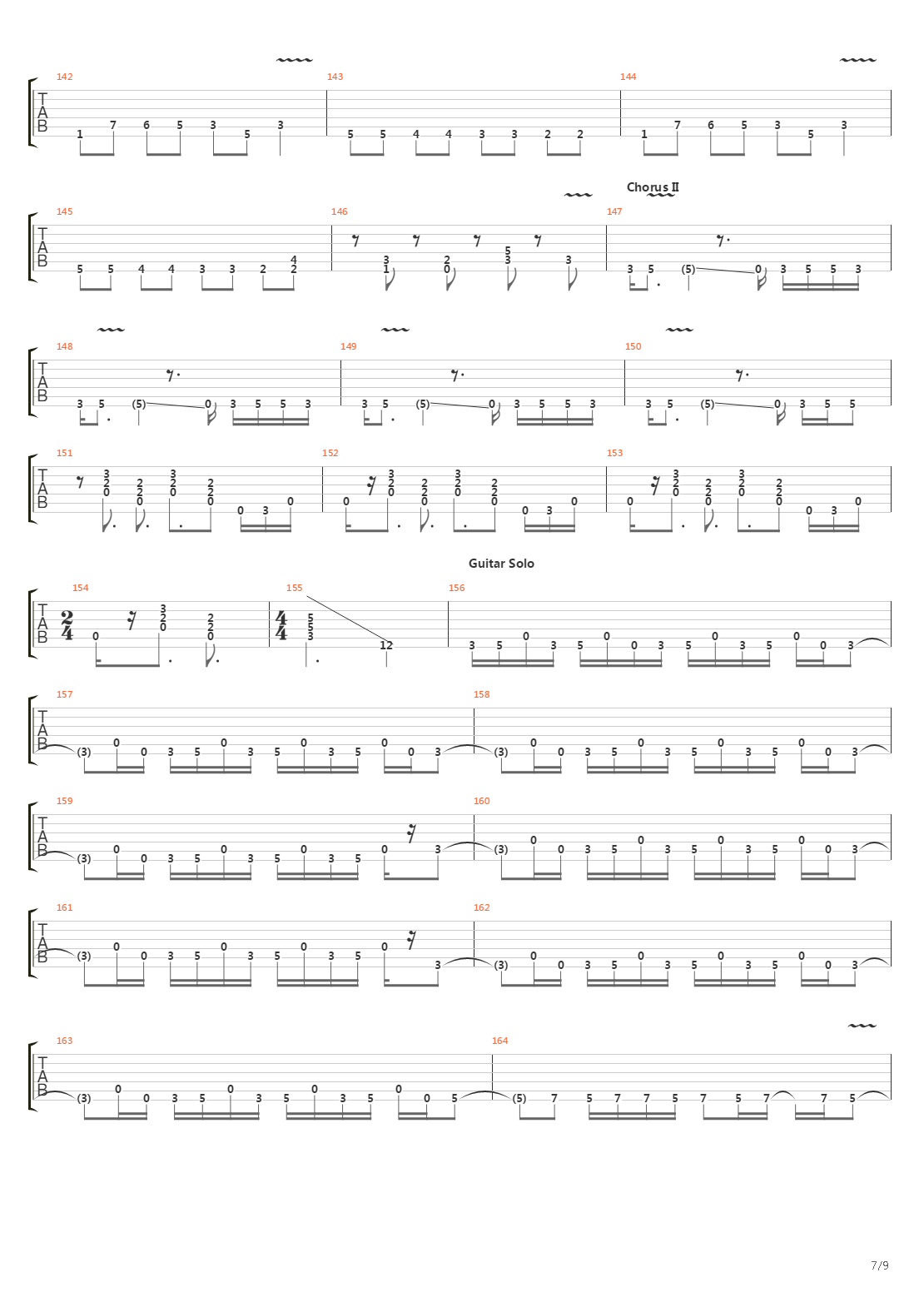 Locomotive吉他谱