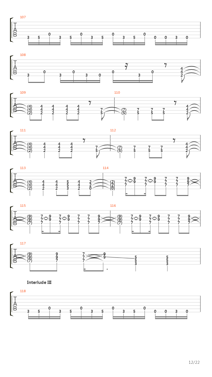 Locomotive吉他谱