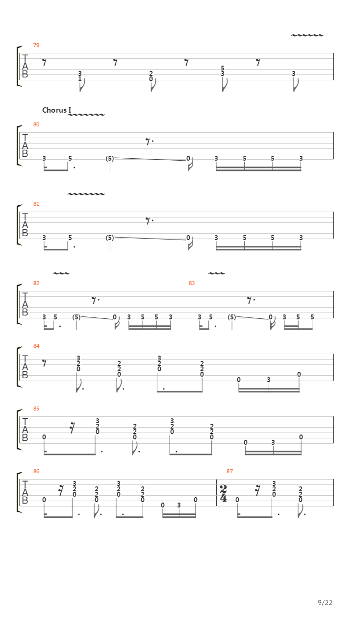 Locomotive吉他谱