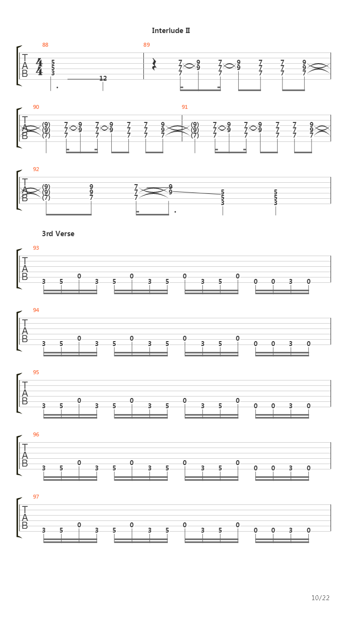 Locomotive吉他谱