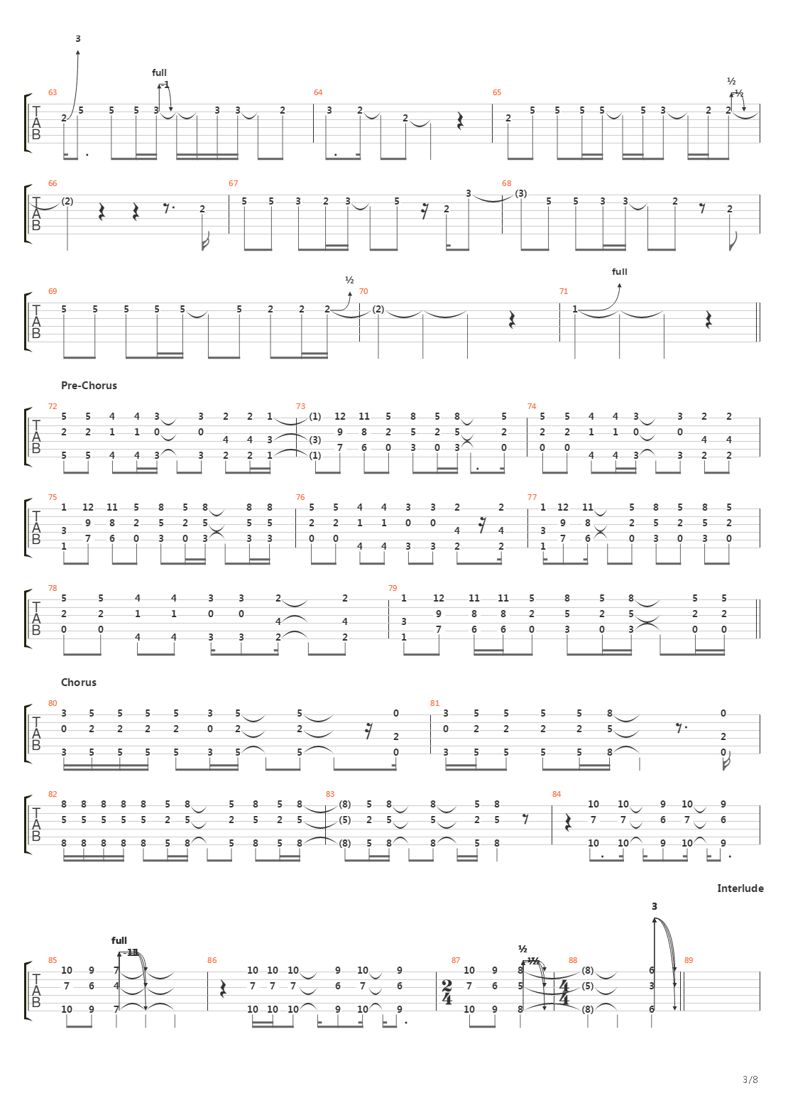 Locomotive吉他谱