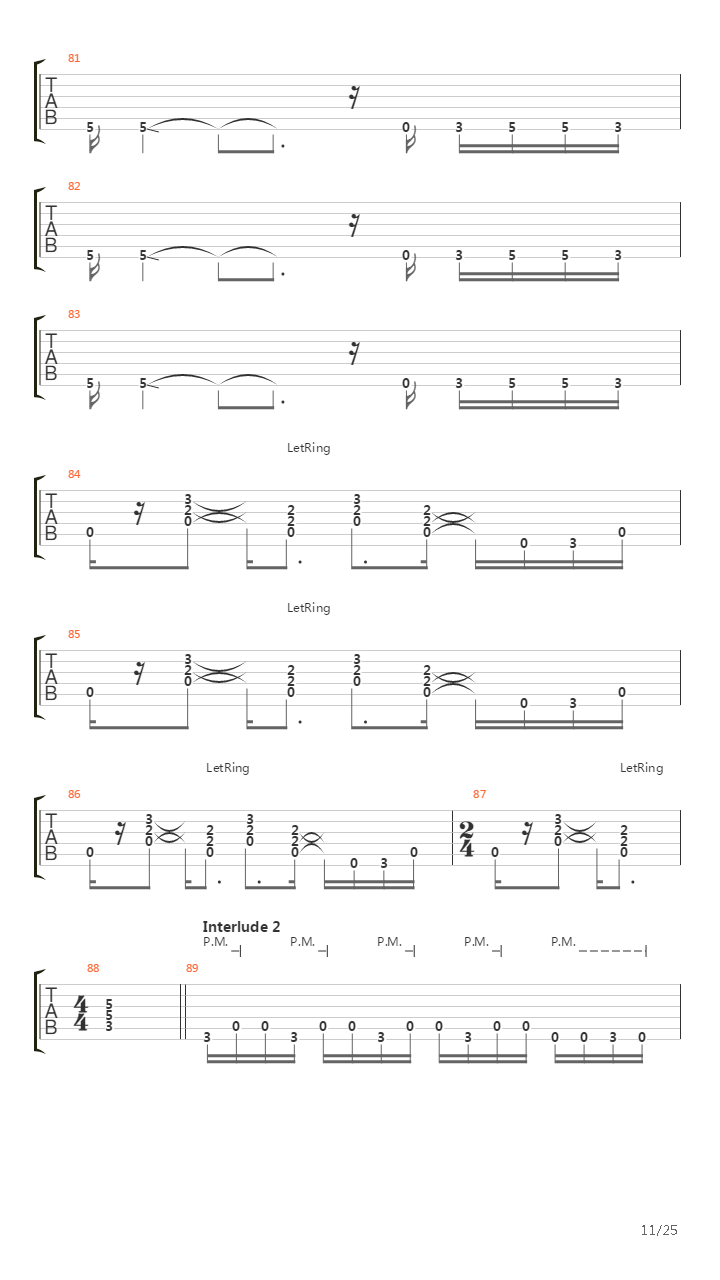 Locomotive吉他谱