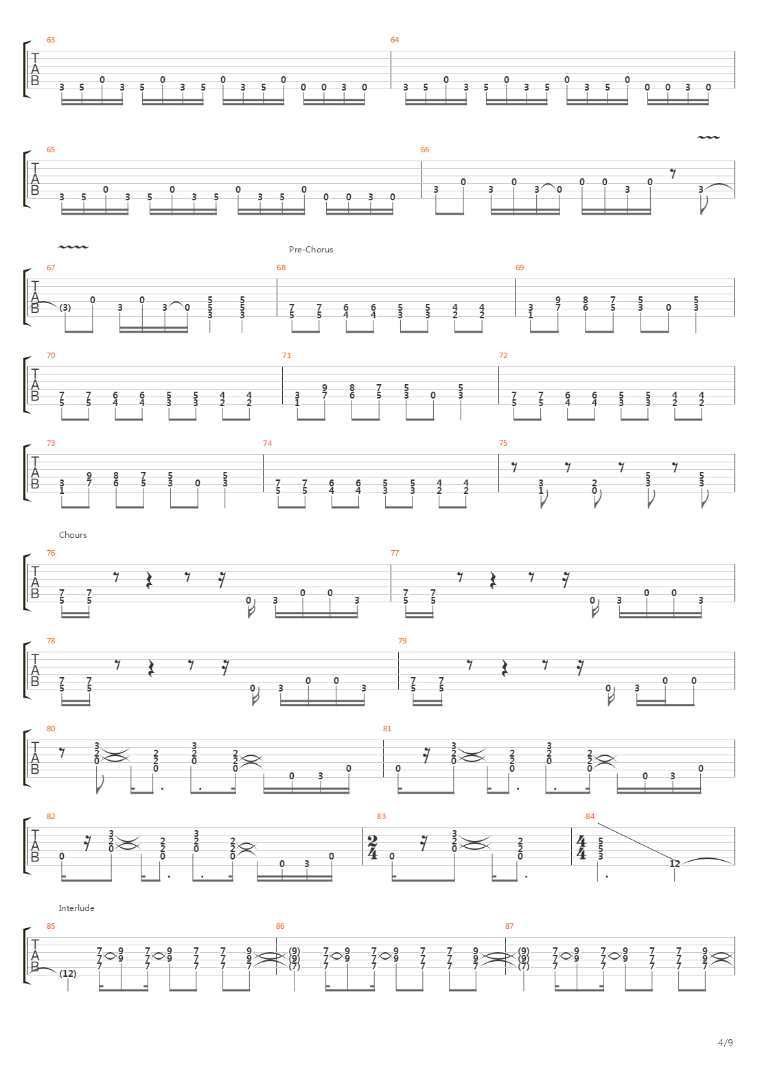 Locomotive吉他谱