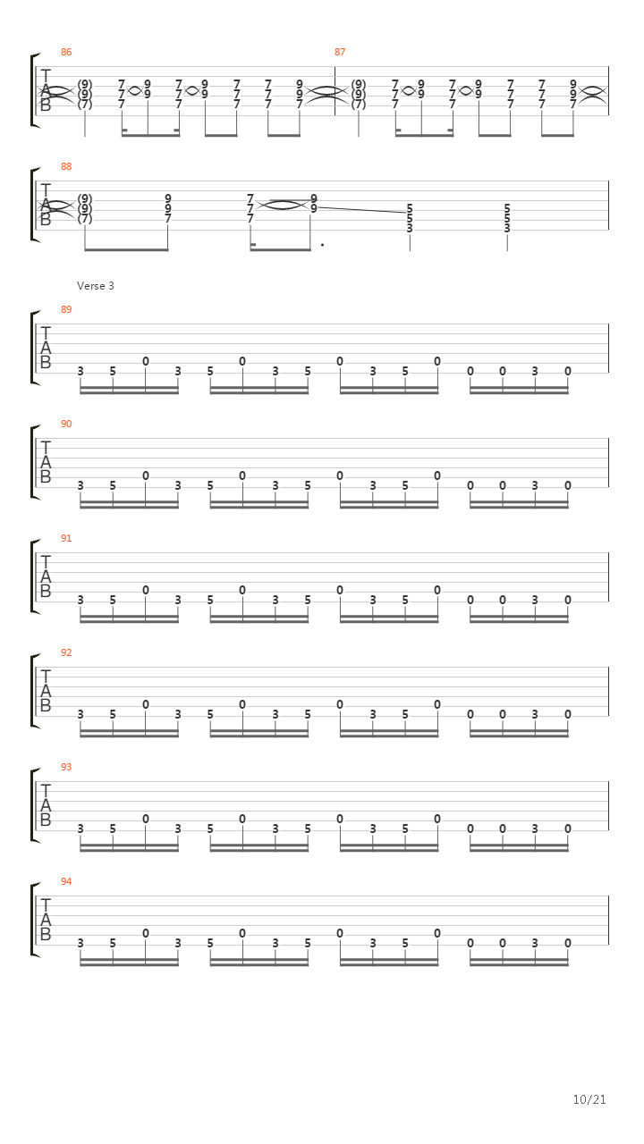 Locomotive吉他谱