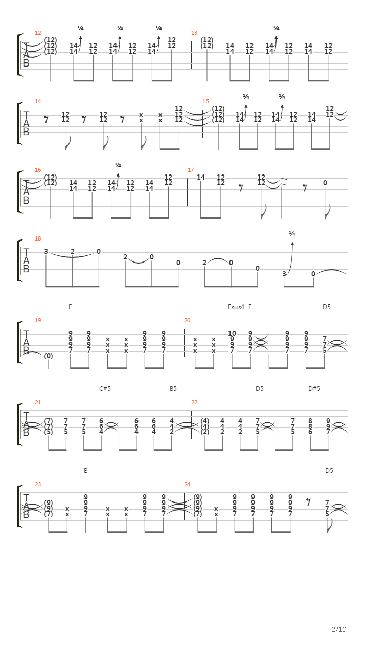 Move To The City吉他谱