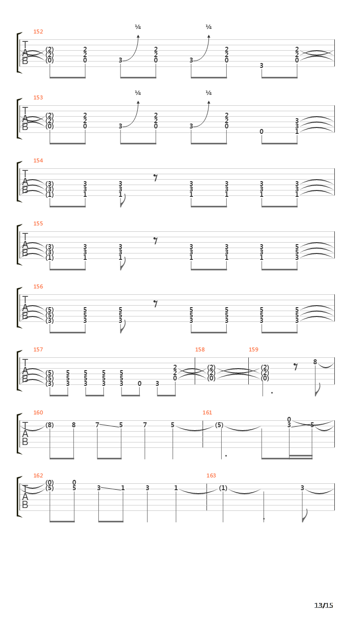 Nightrain吉他谱