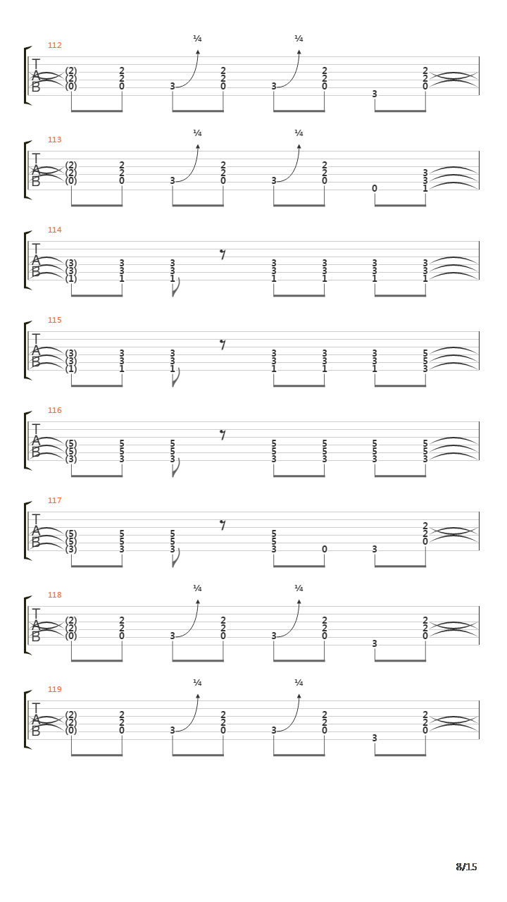 Nightrain吉他谱