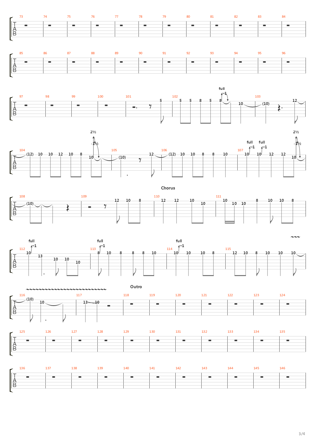 Nightrain吉他谱