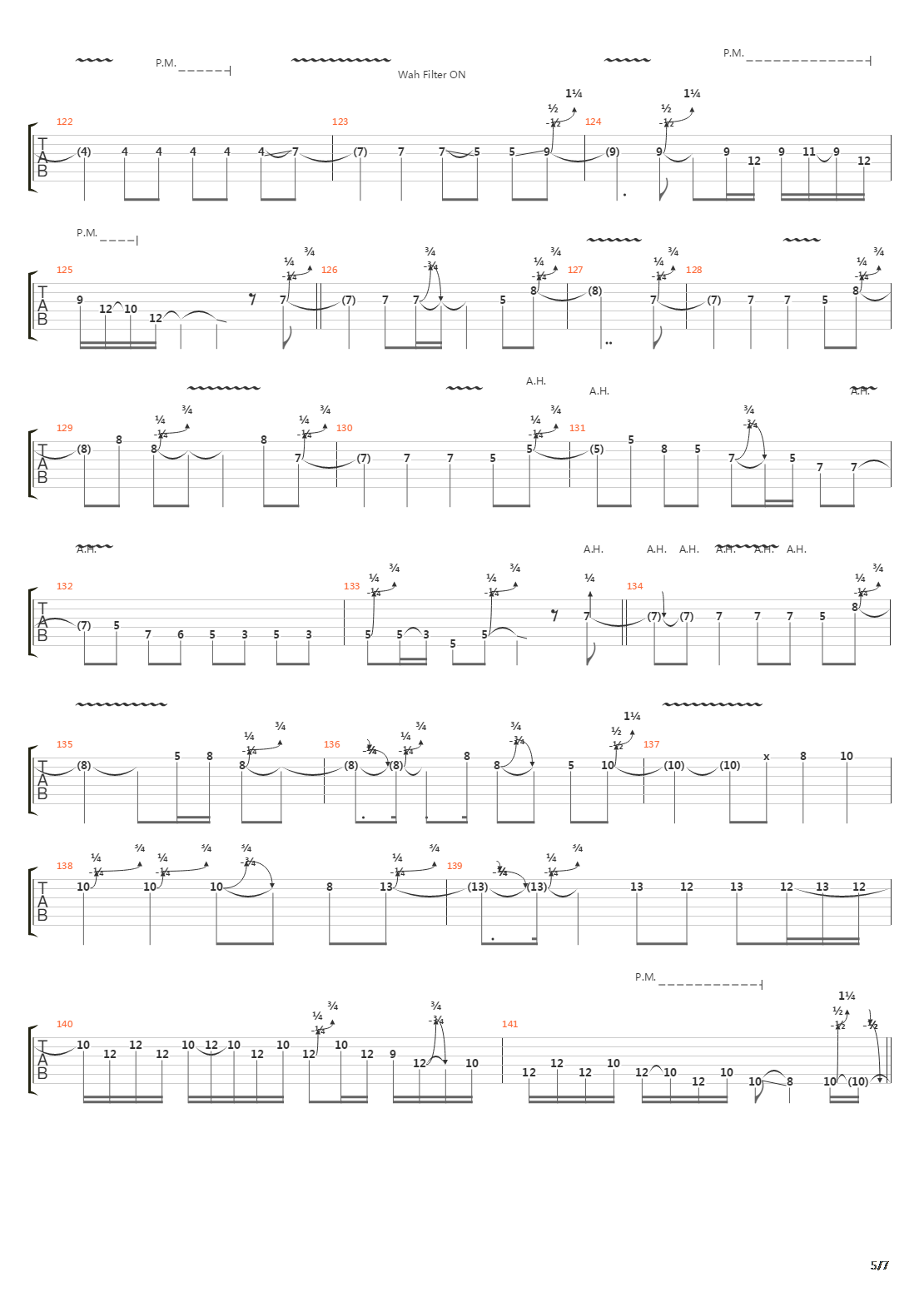 Nightrain吉他谱