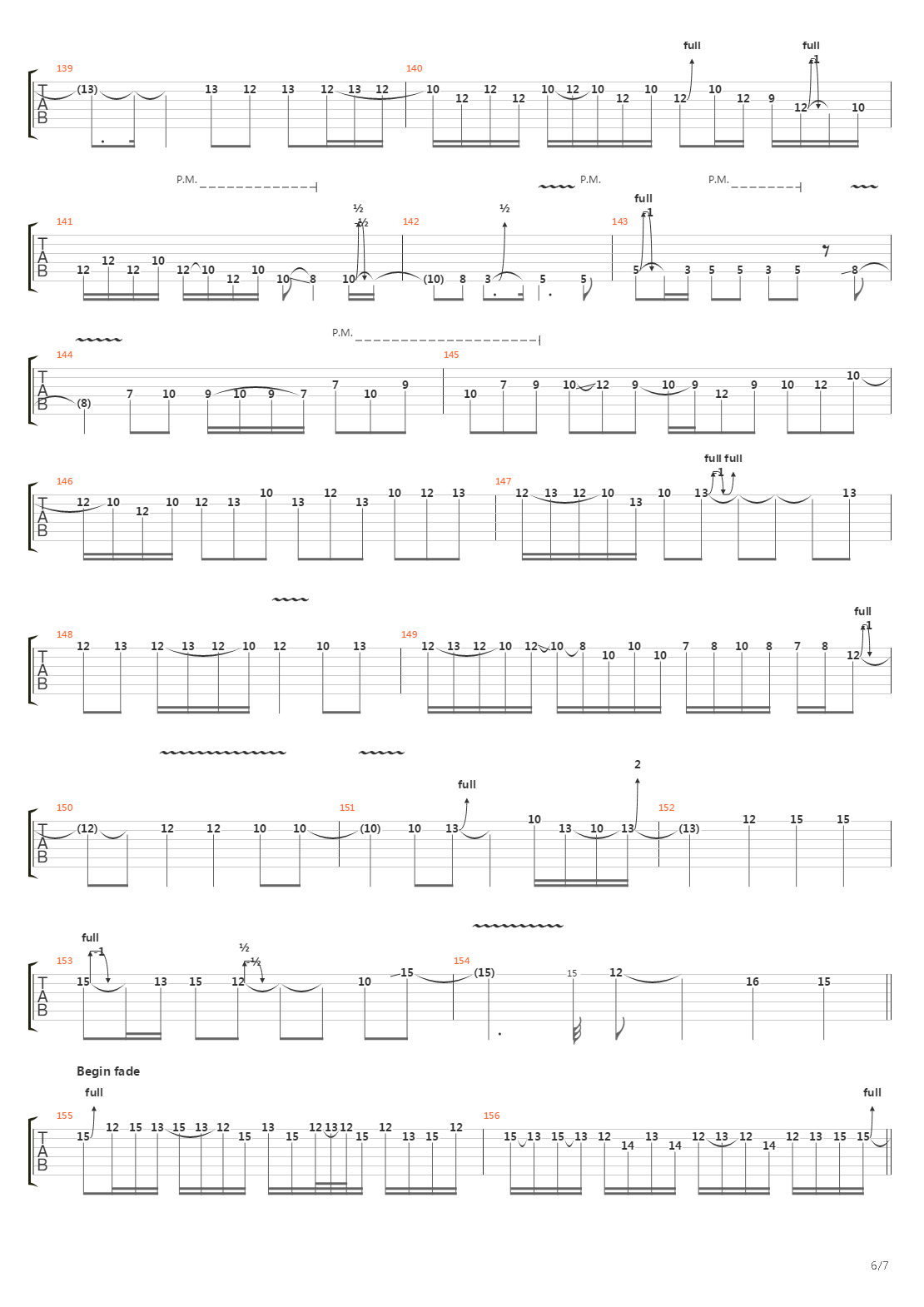 Nightrain吉他谱