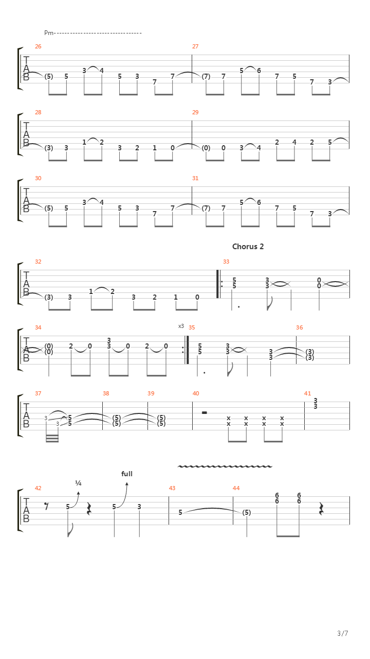 Perfect Crime吉他谱