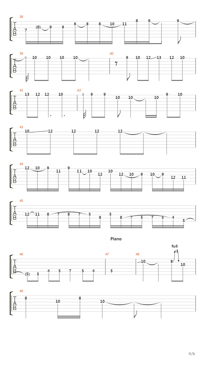 Spanish吉他谱