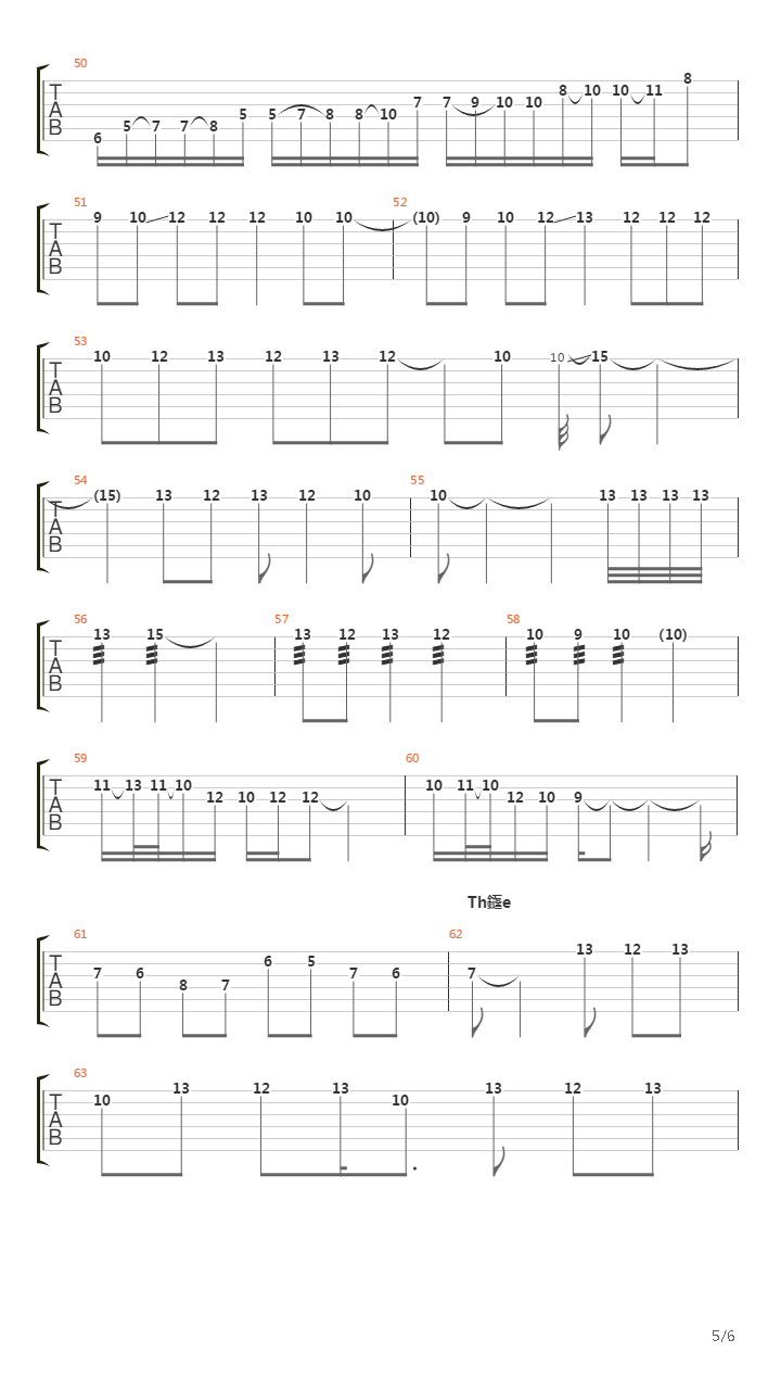 Spanish吉他谱