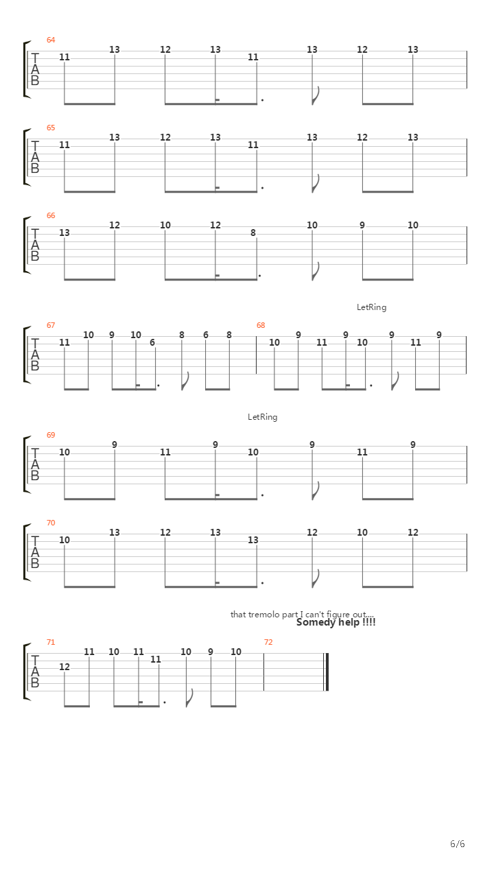 Spanish吉他谱