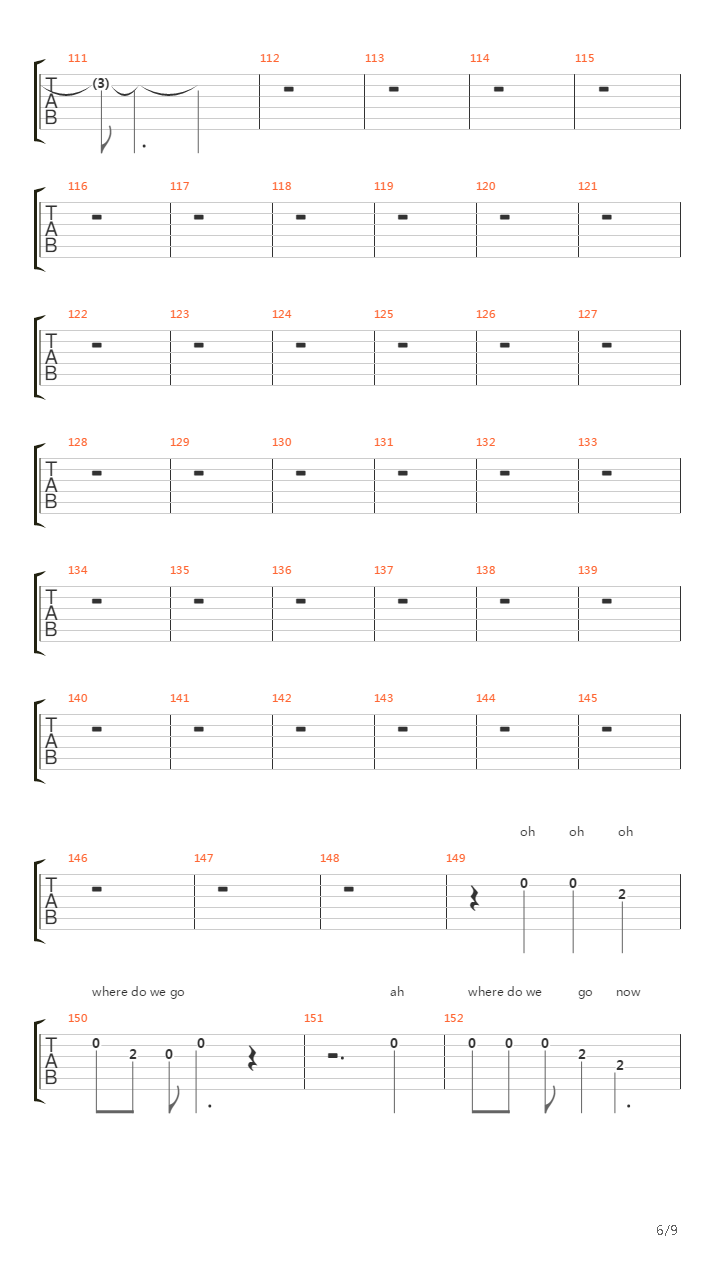 Sweet Child O Mine(11)吉他谱