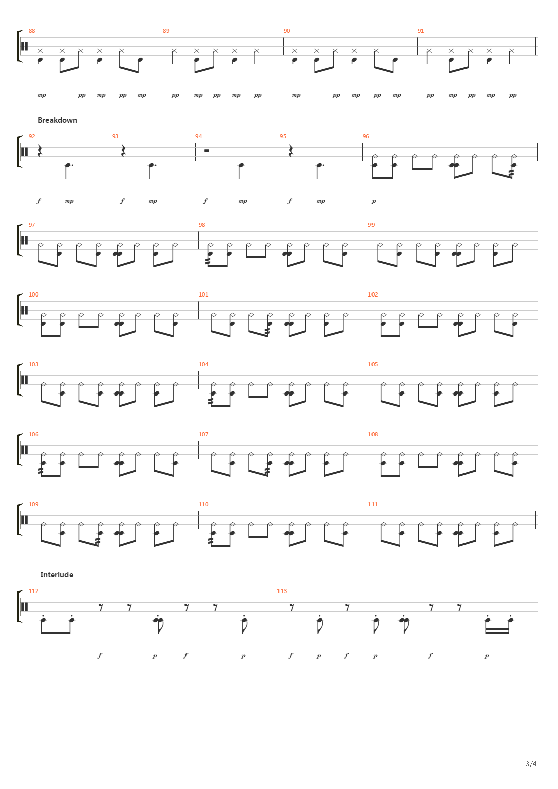 The Beginning Of The End吉他谱