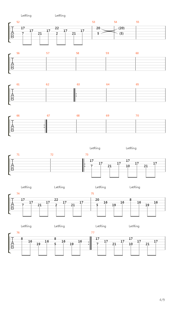 The Sacrament吉他谱