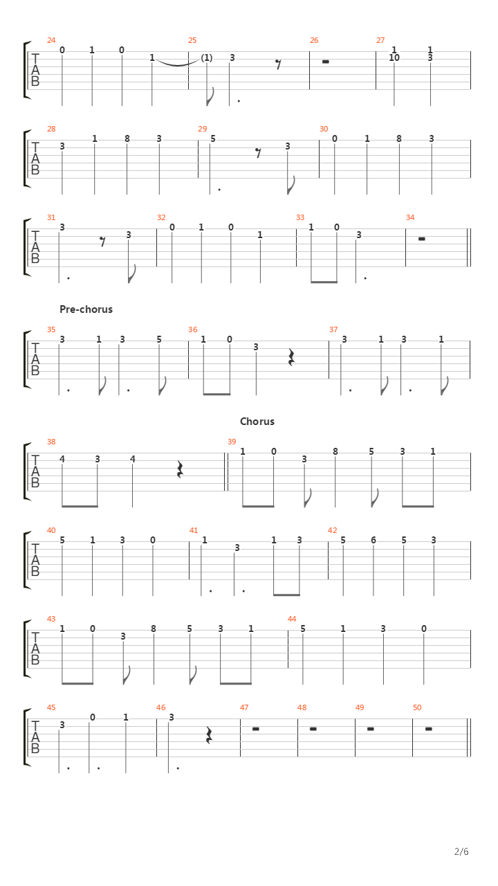 Amaranth吉他谱