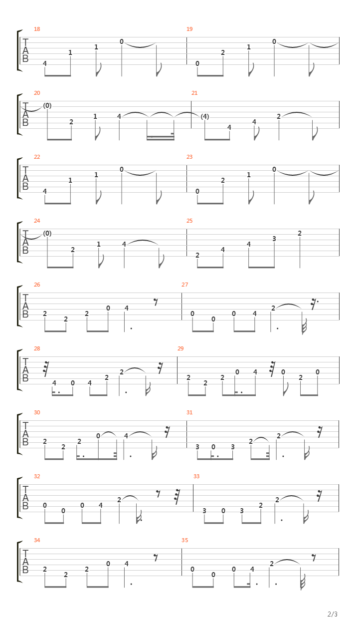 Eva吉他谱