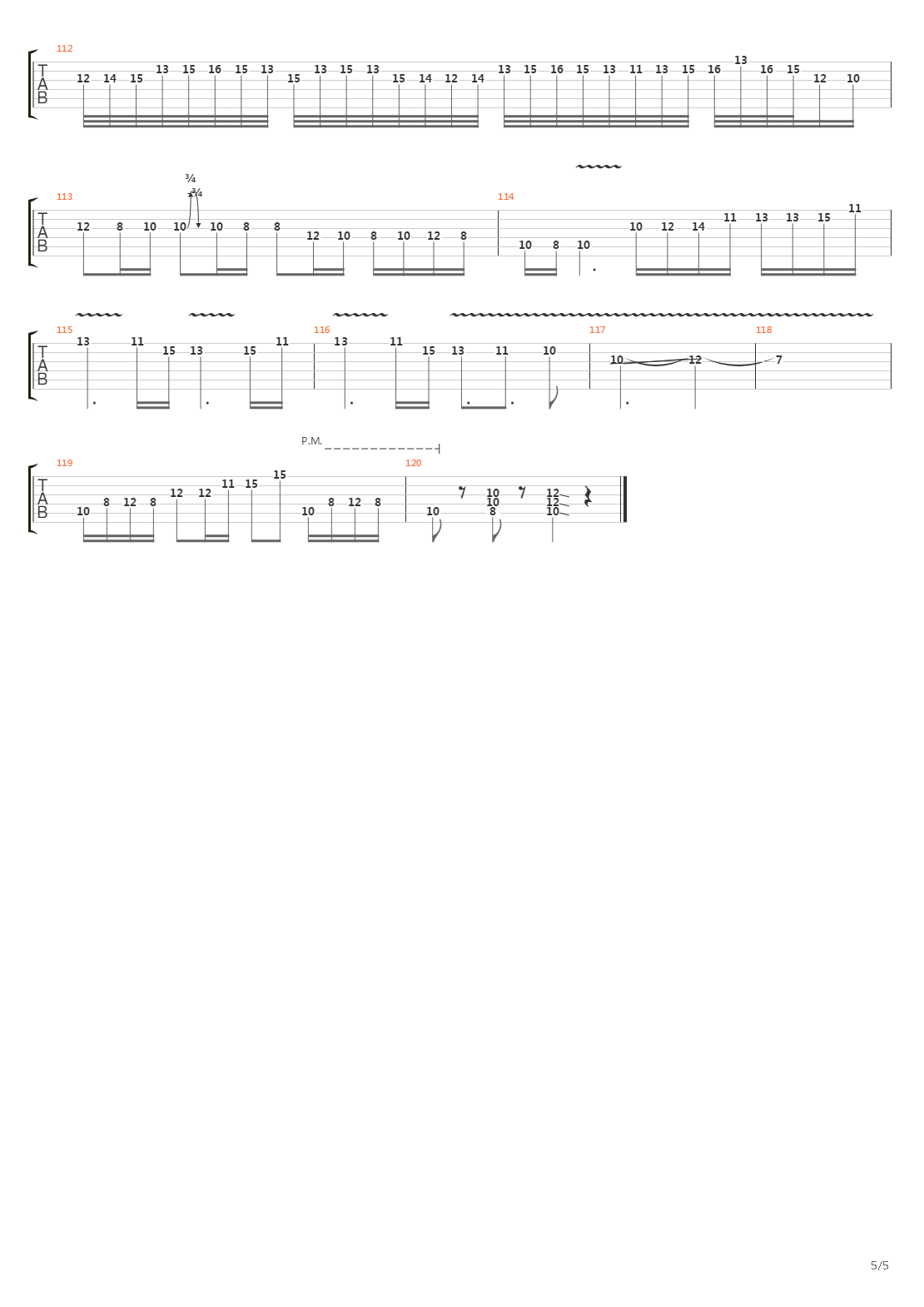 Gethsemane吉他谱