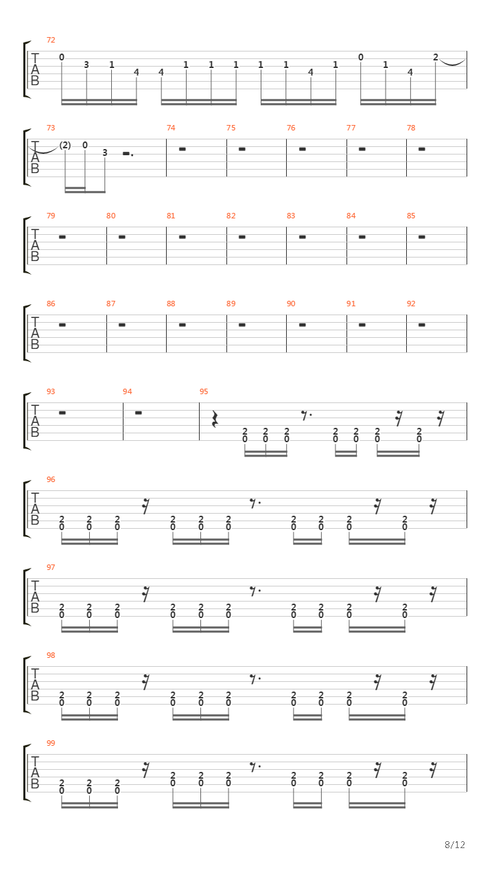 Passion And The Opera吉他谱