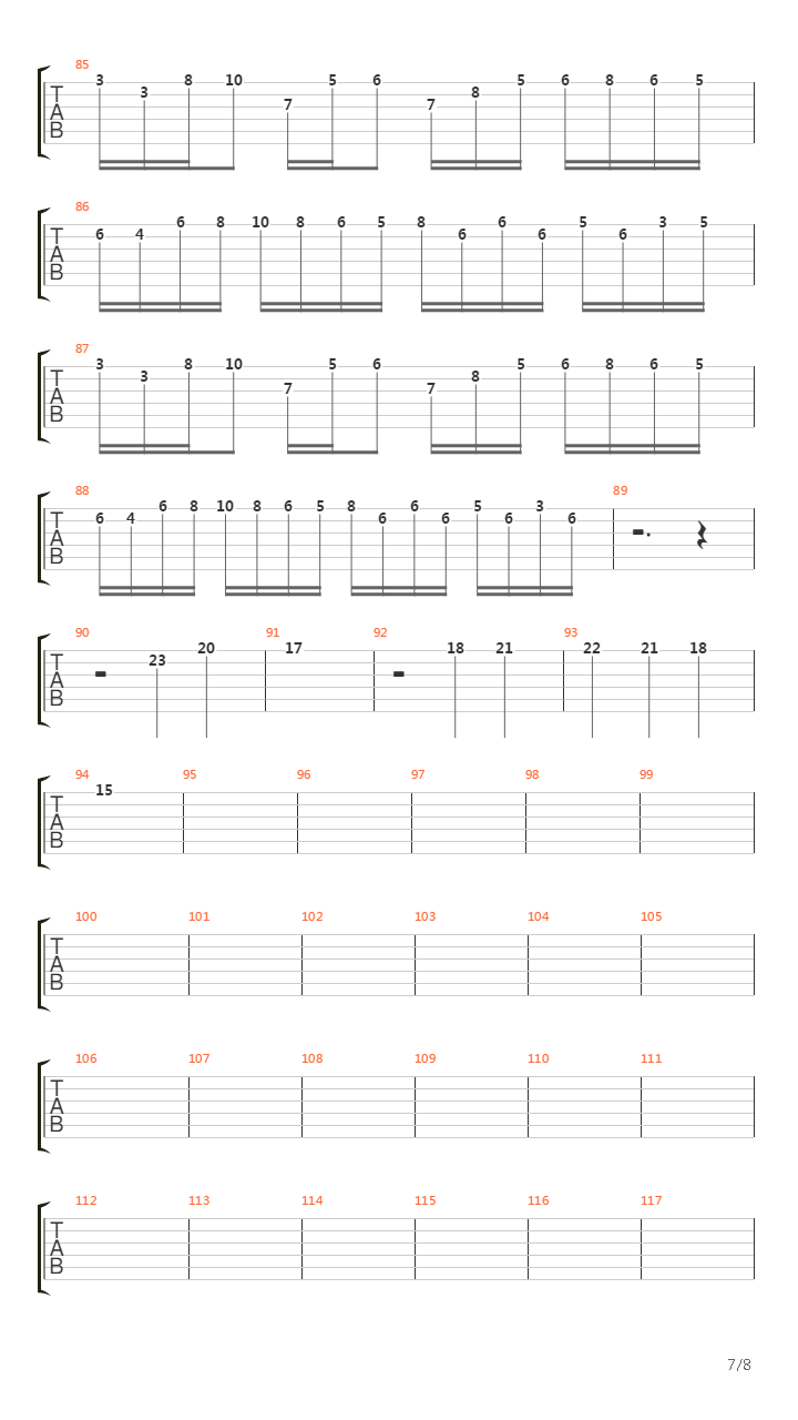 Sahara吉他谱