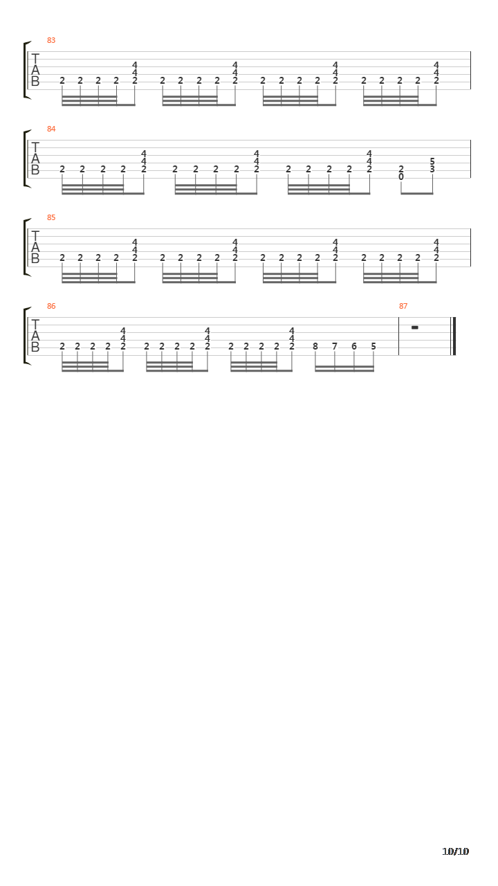 The Kinslayer吉他谱