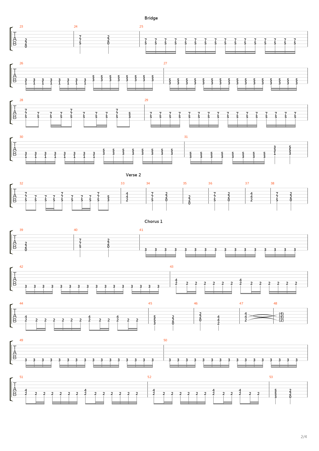 The Wayfarer吉他谱