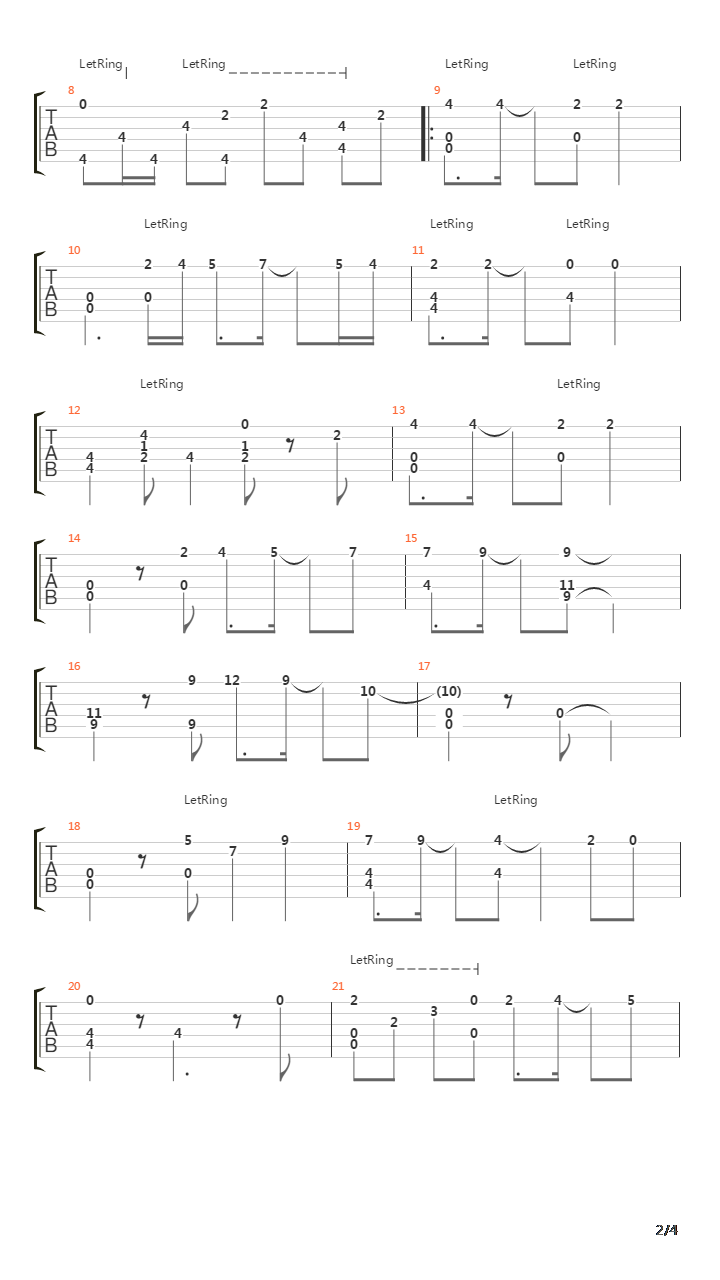 Chrono Trigger(时空之轮) - 時の回廊(Corridors Of Time)吉他谱