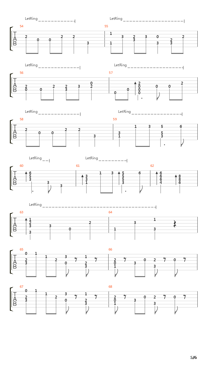 Clannad - Etude pour les petites supercordes吉他谱