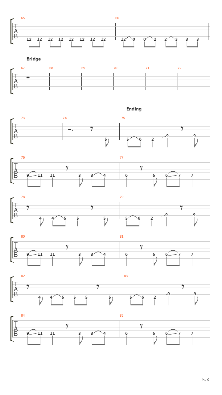 Echoplex吉他谱